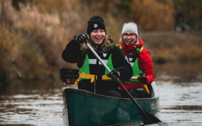 Canoe across misty lakes in Kittilä as autumn transforms Lapland