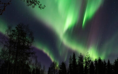 Can you see the Northern Lights during a husky safari in Lapland in autumn?